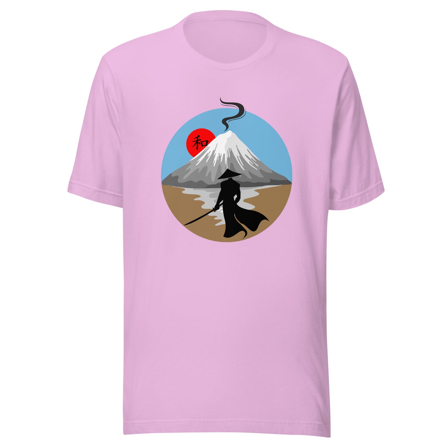 Samurai Warrior Mountain Top Unisex t-shirt