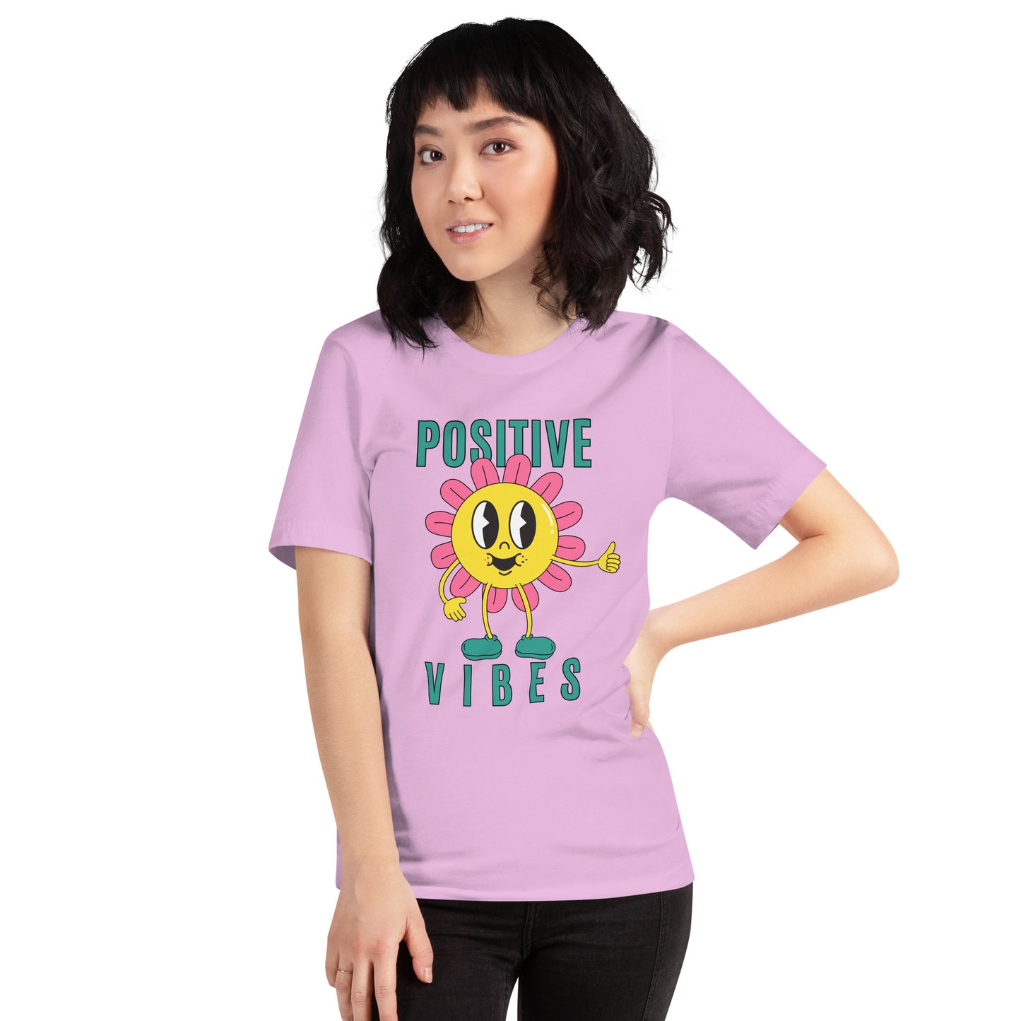 Positive Vibes Sunflower Unisex t-shirt