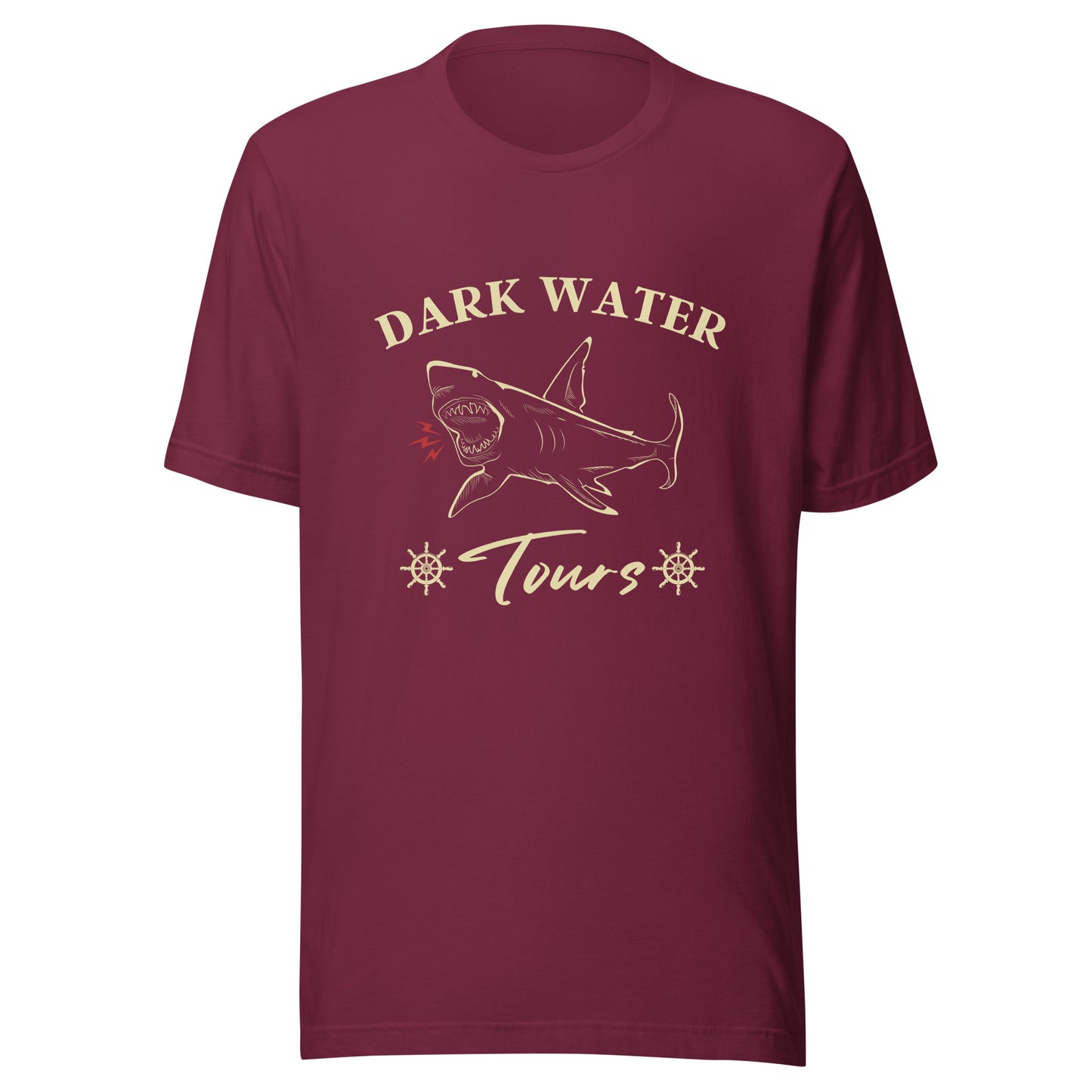 Dark Water Shark Tours Unisex t-shirt
