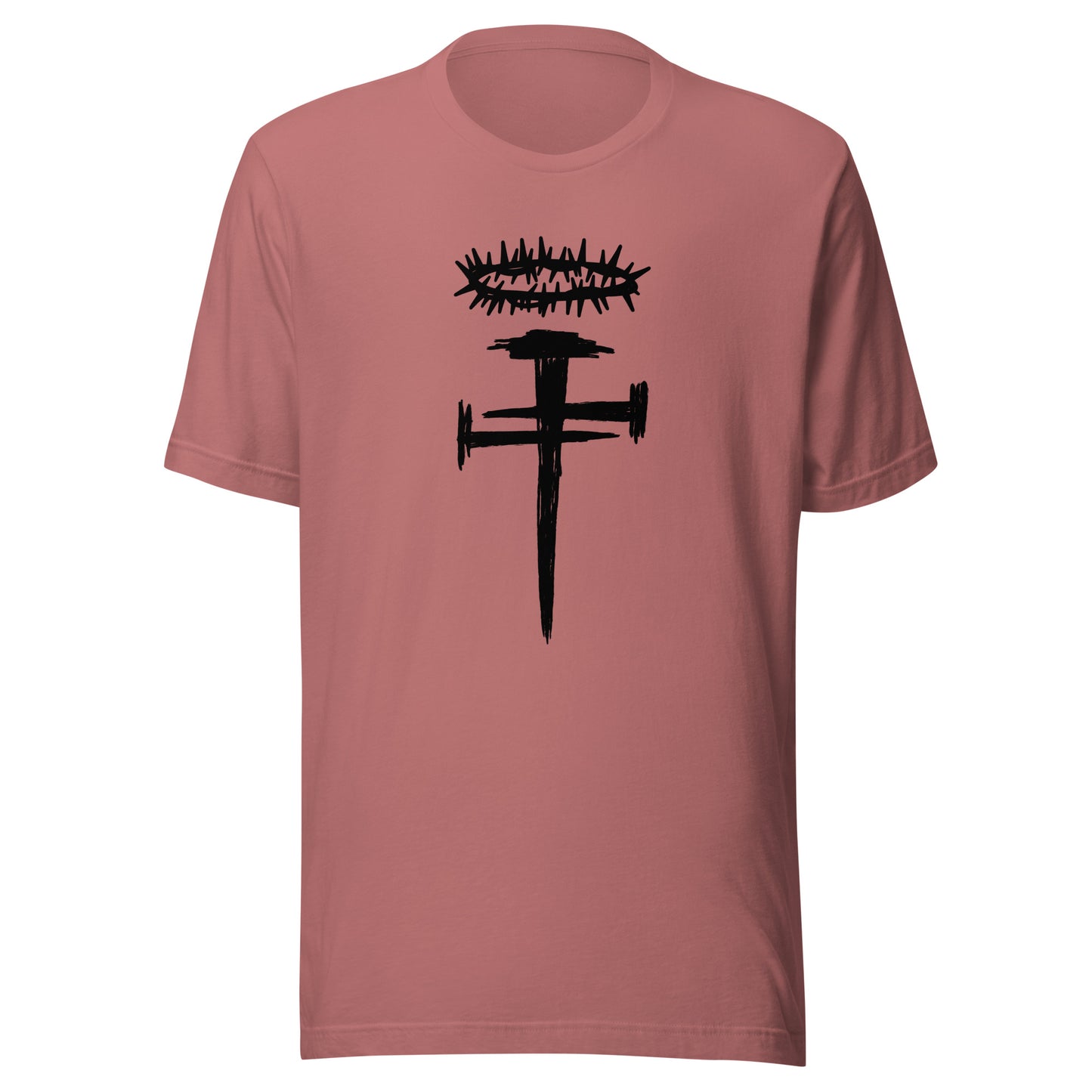Nail Cross Crown of Thorns Unisex t-shirt
