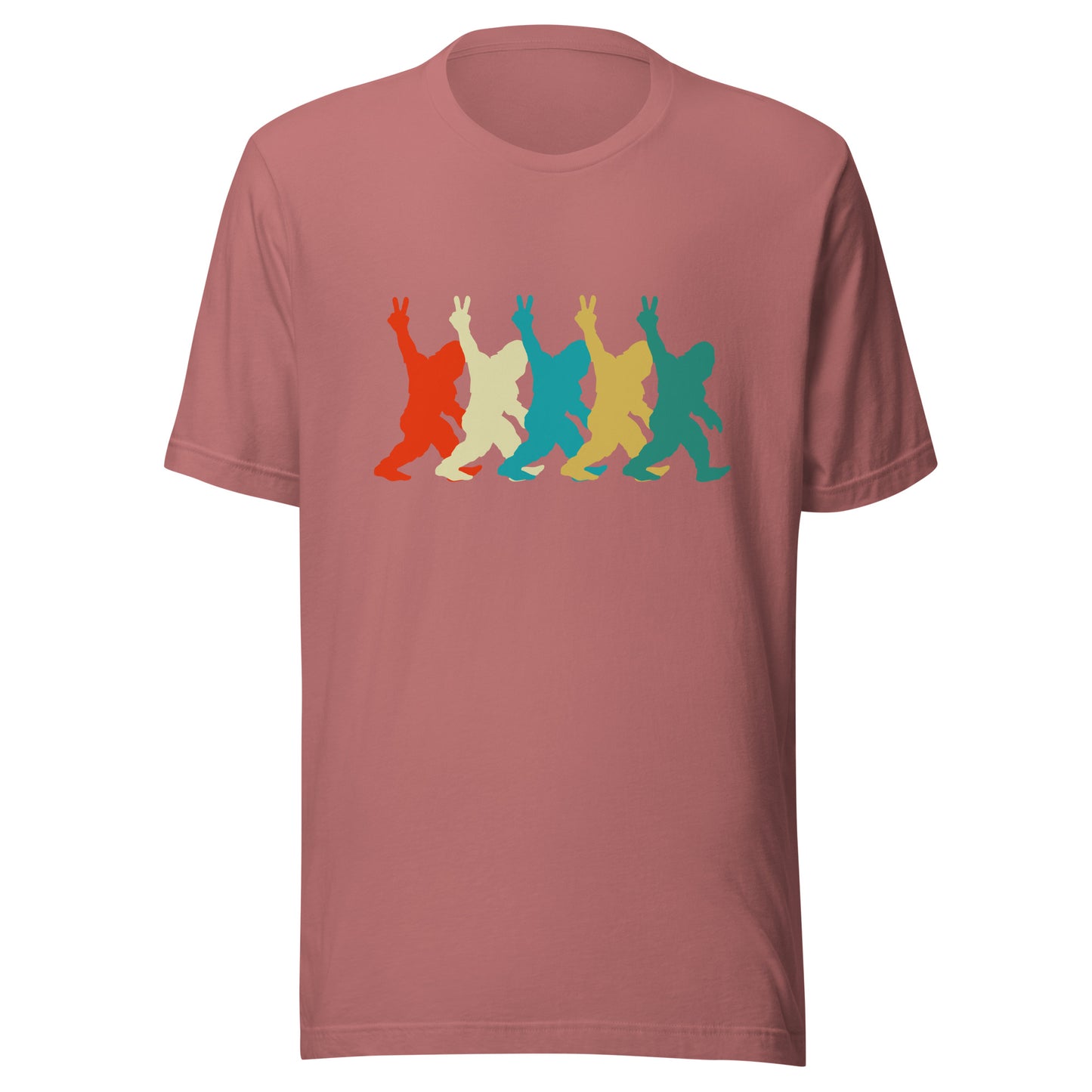 Retro Bigfoot DEUCES Unisex t-shirt