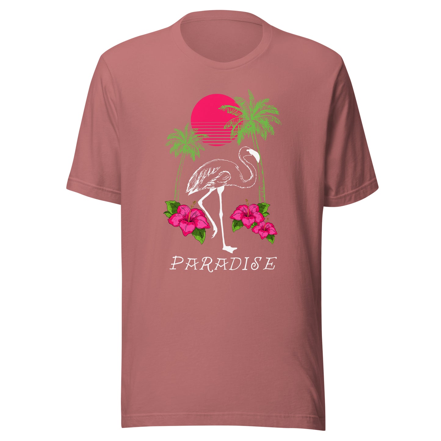 Flamingo Paradise Unisex t-shirt