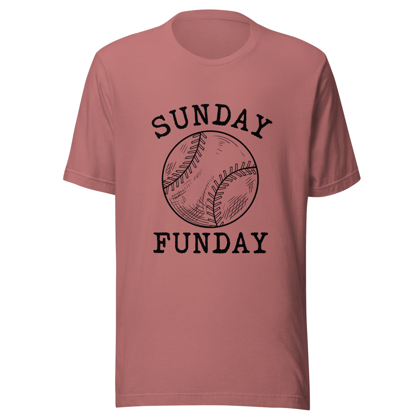 Sunday Funday Baseball Unisex t-shirt