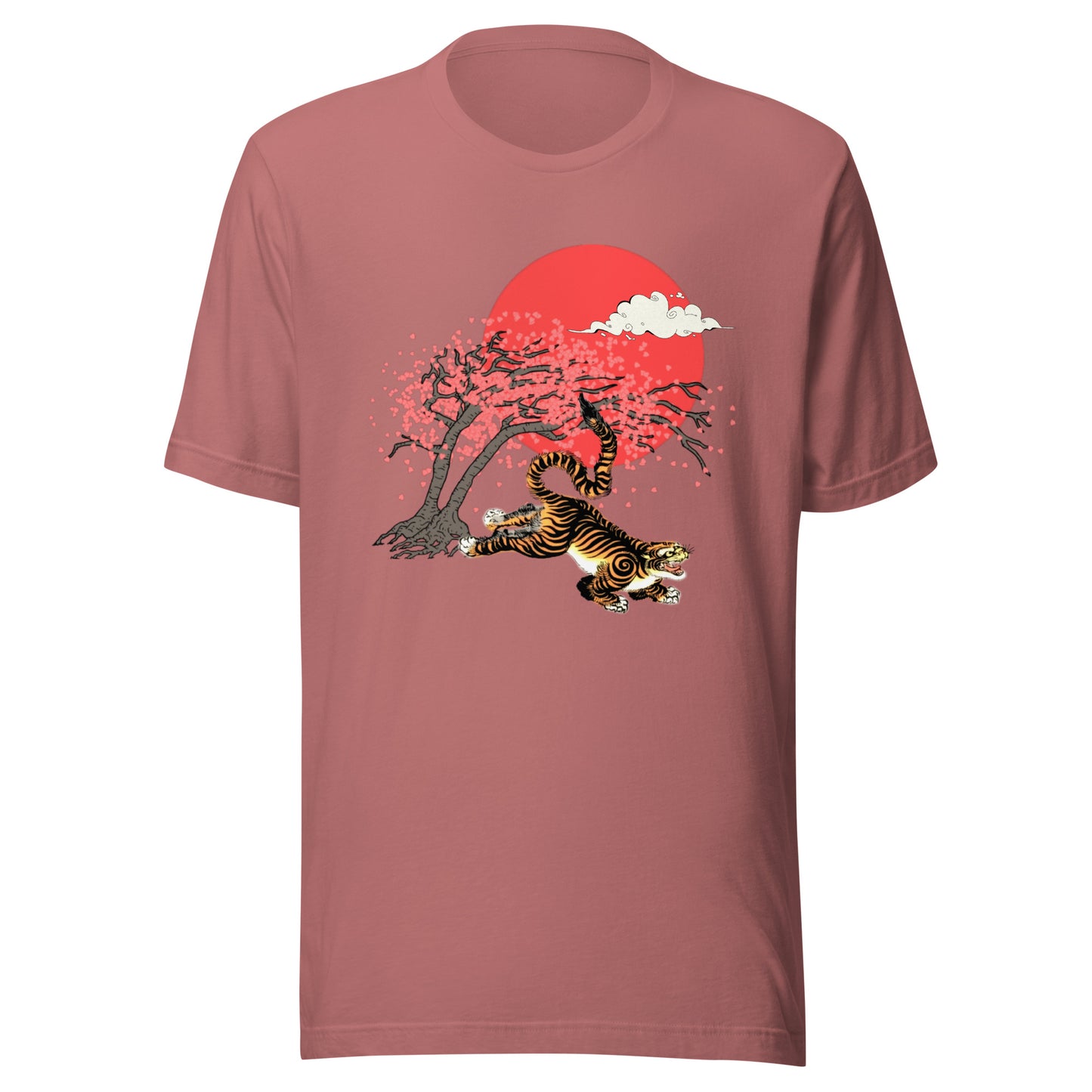 Cherry Blossom Tiger Unisex t-shirt