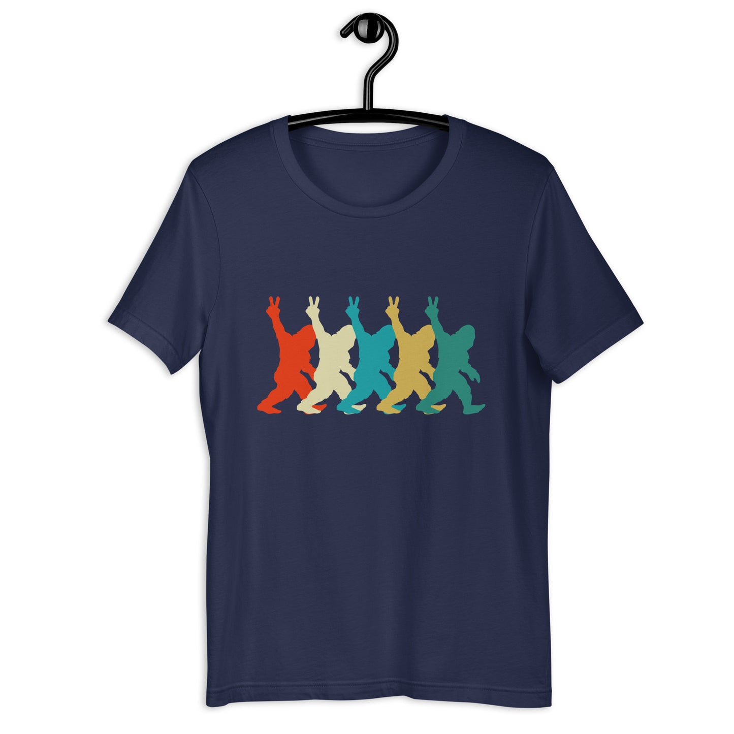 Retro Bigfoot DEUCES Unisex t-shirt