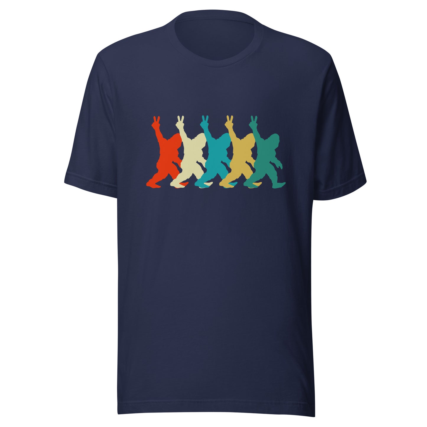 Retro Bigfoot DEUCES Unisex t-shirt