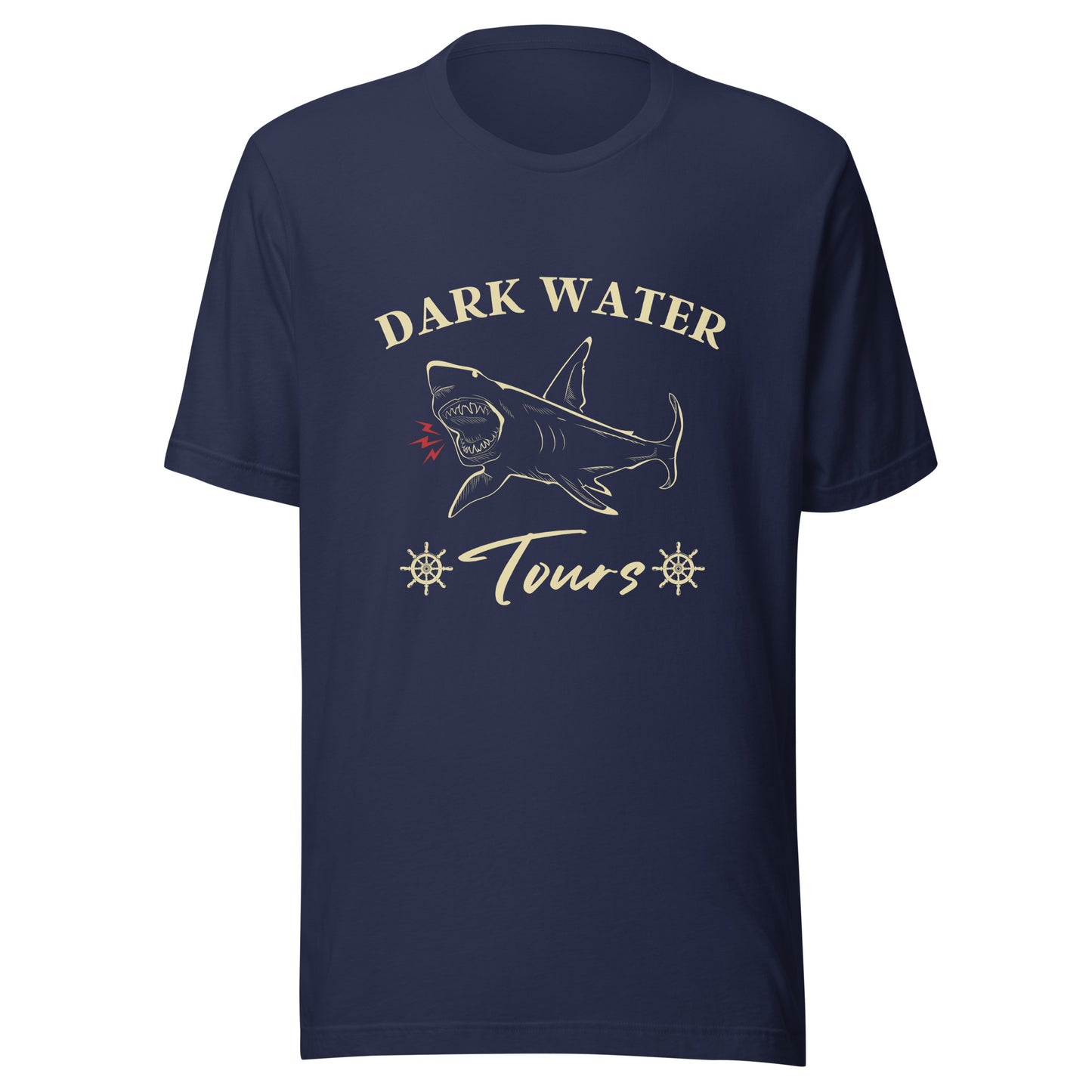 Dark Water Shark Tours Unisex t-shirt