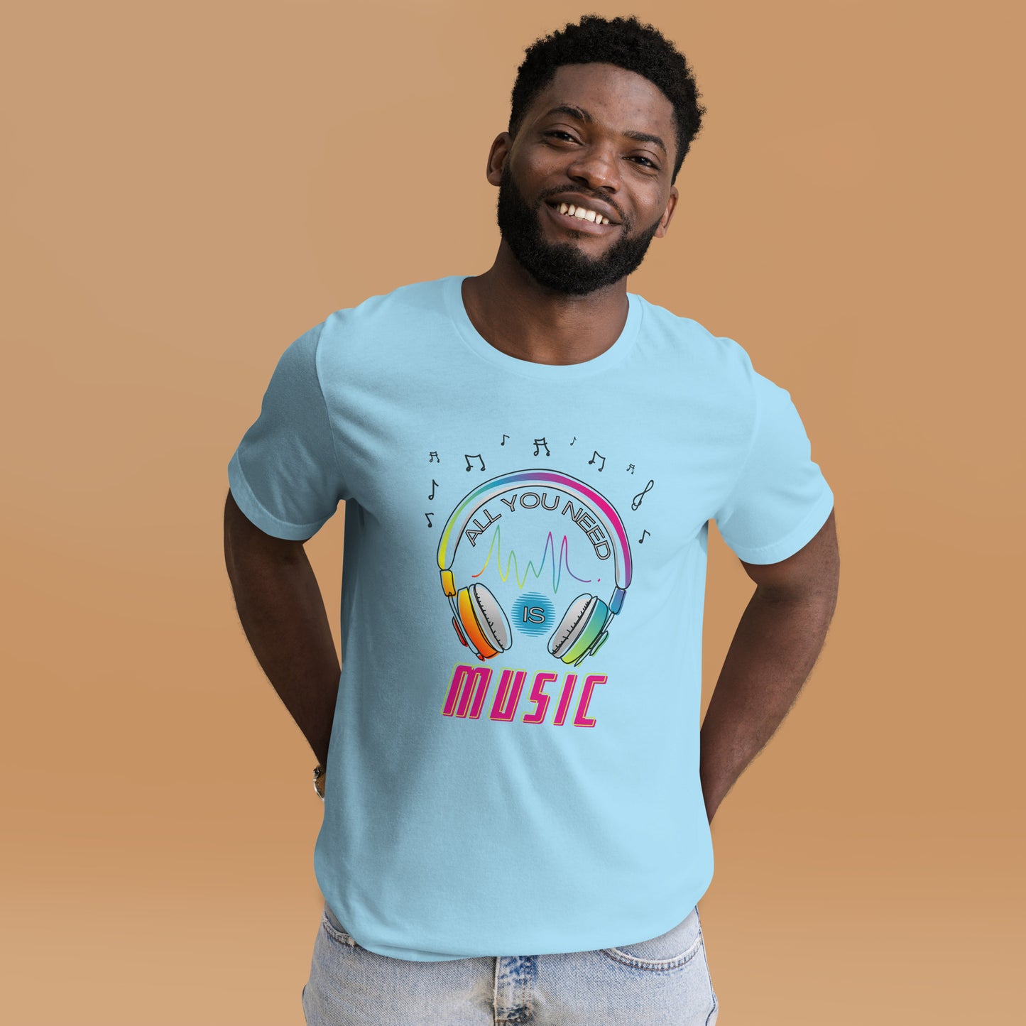 All you need is MUSIC Unisex t-shirt