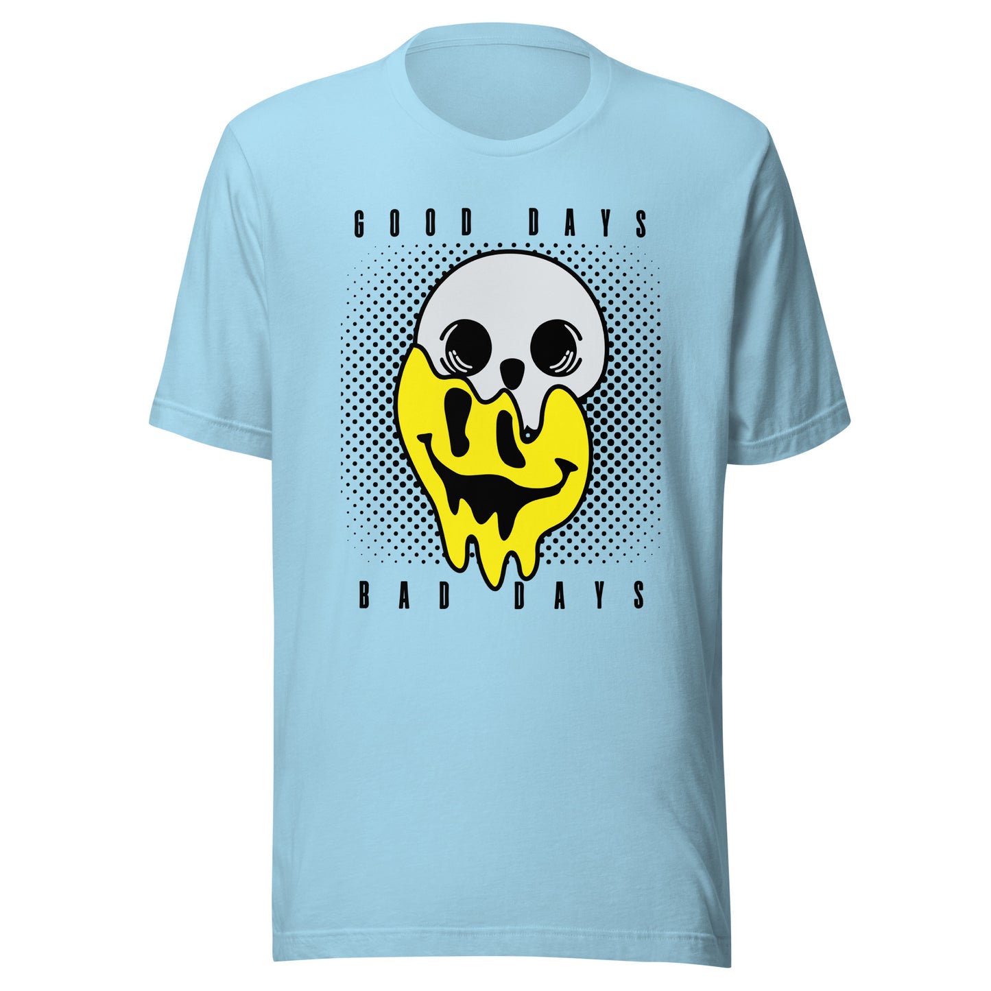 Good Days Bad Days drip emoji Unisex t-shirt