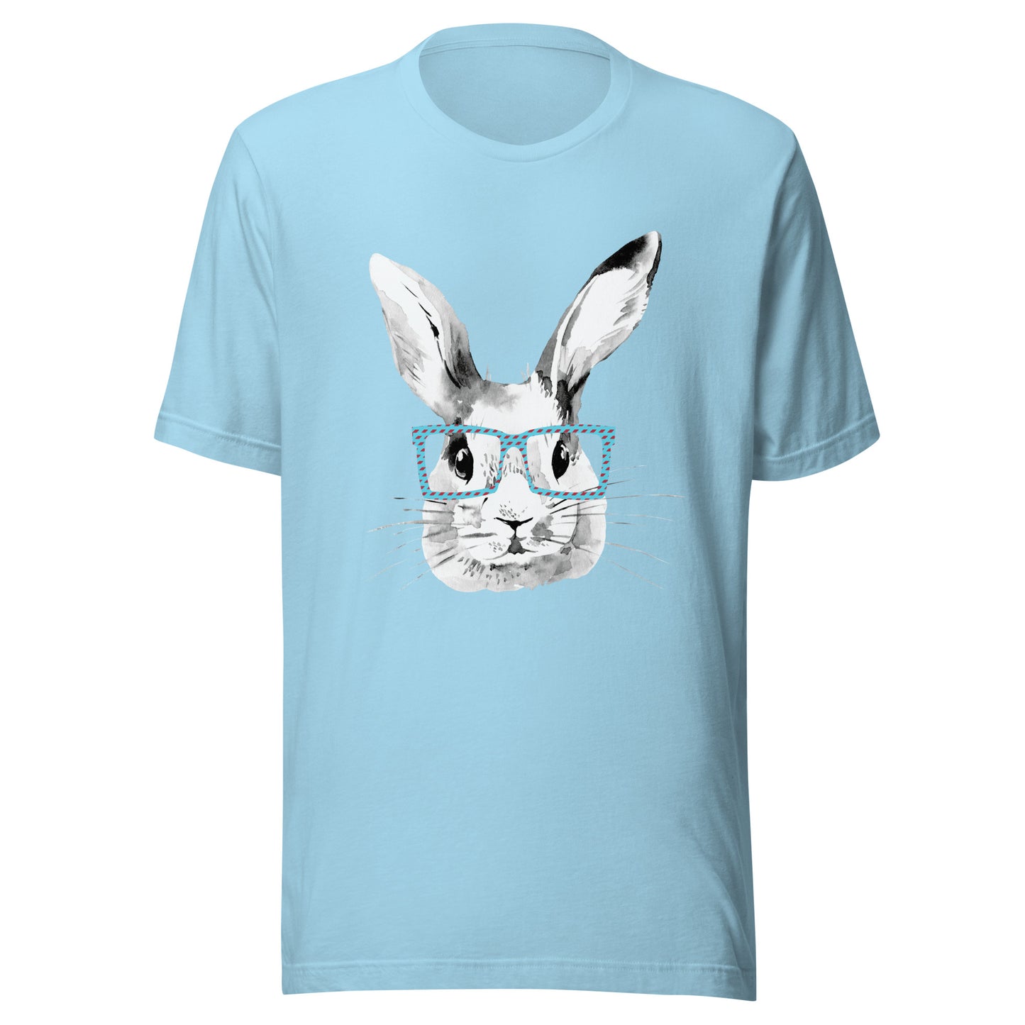 Easter Bunny in glasses Unisex t-shirt