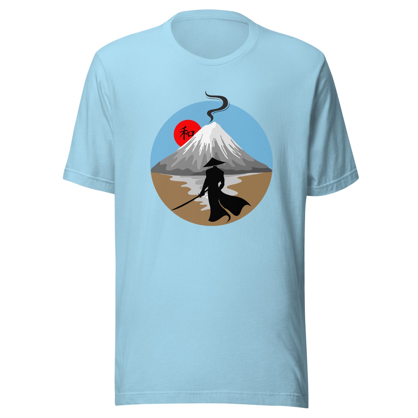 Samurai Warrior Mountain Top Unisex t-shirt
