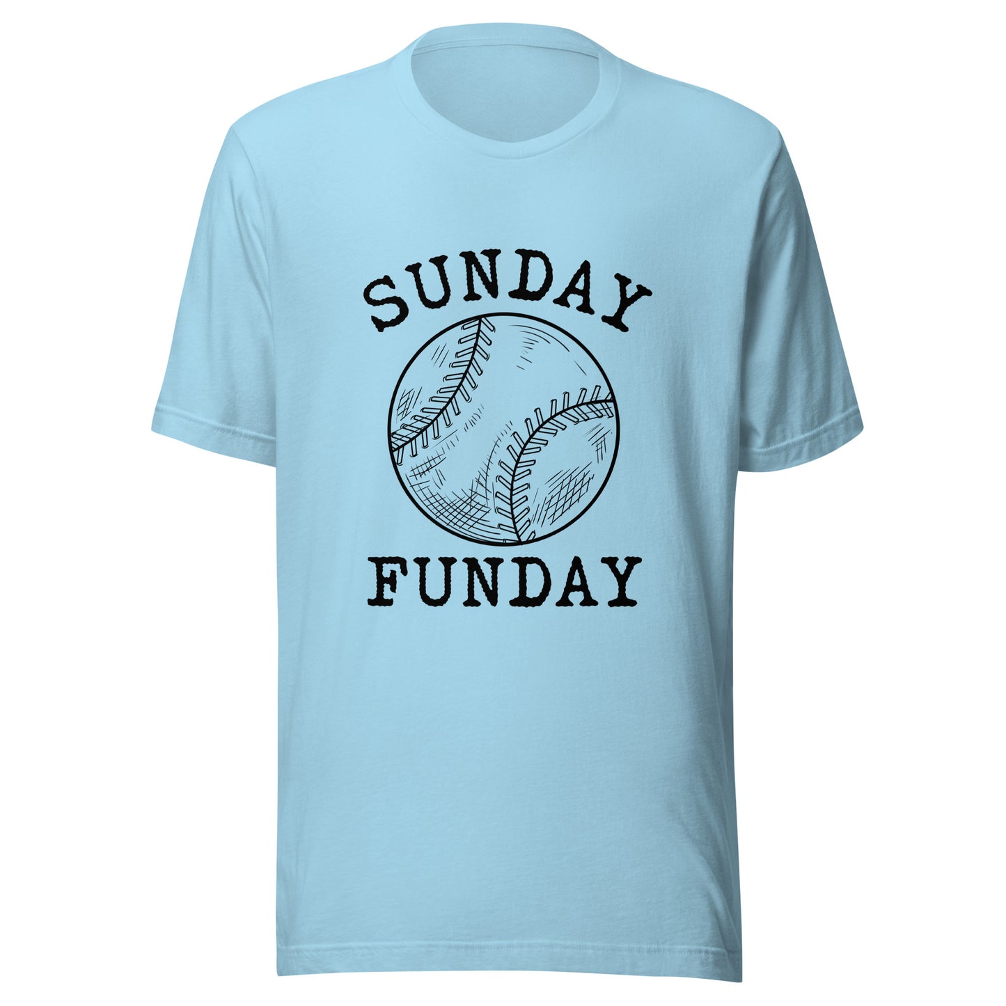 Sunday Funday Baseball Unisex t-shirt