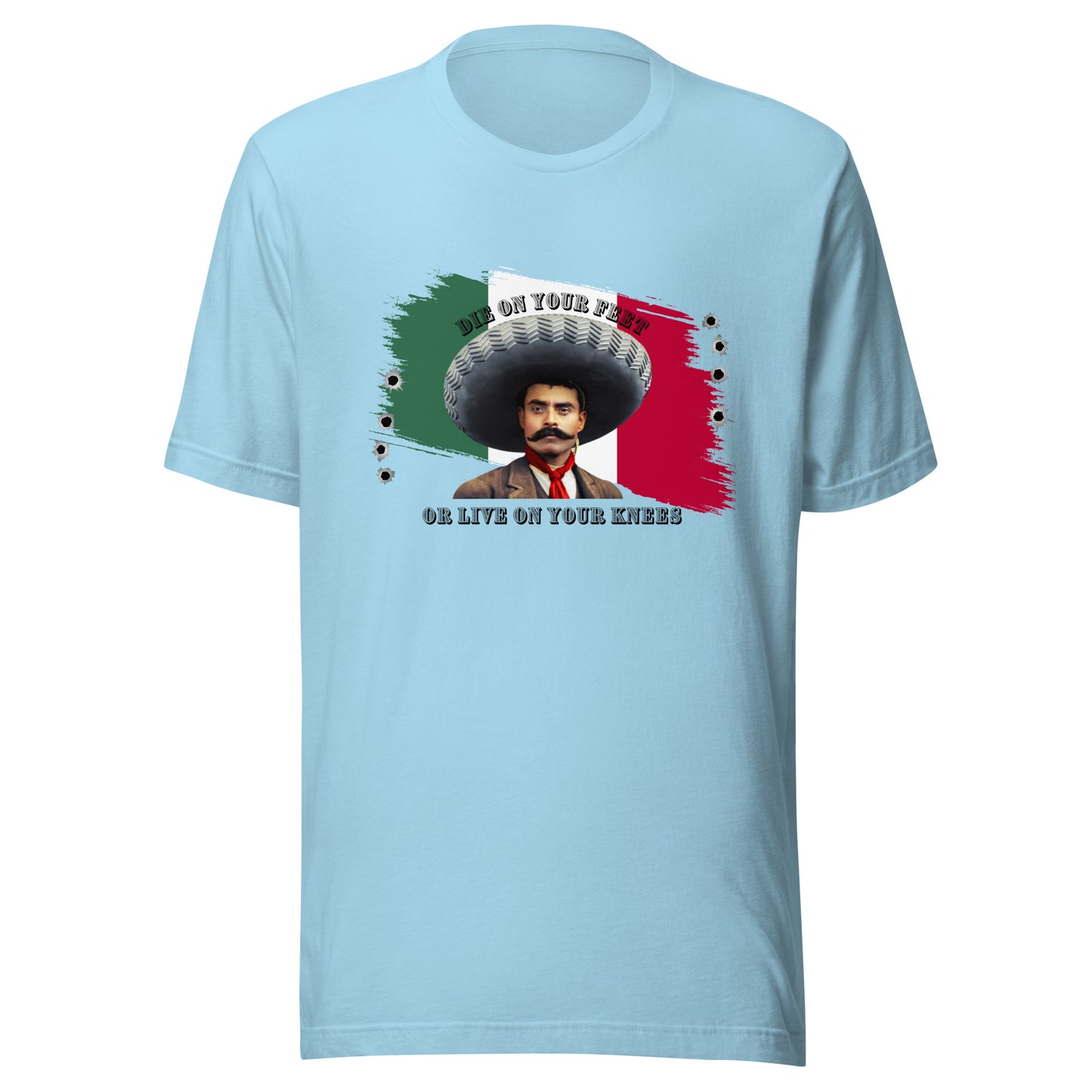 Die On Your Feet or Live On Your Knees Unisex t-shirt