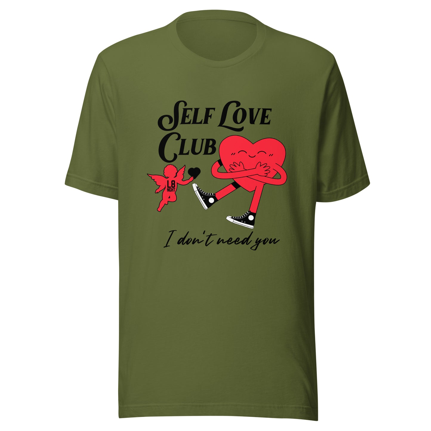 Cupid's Self Love Club Unisex t-shirt