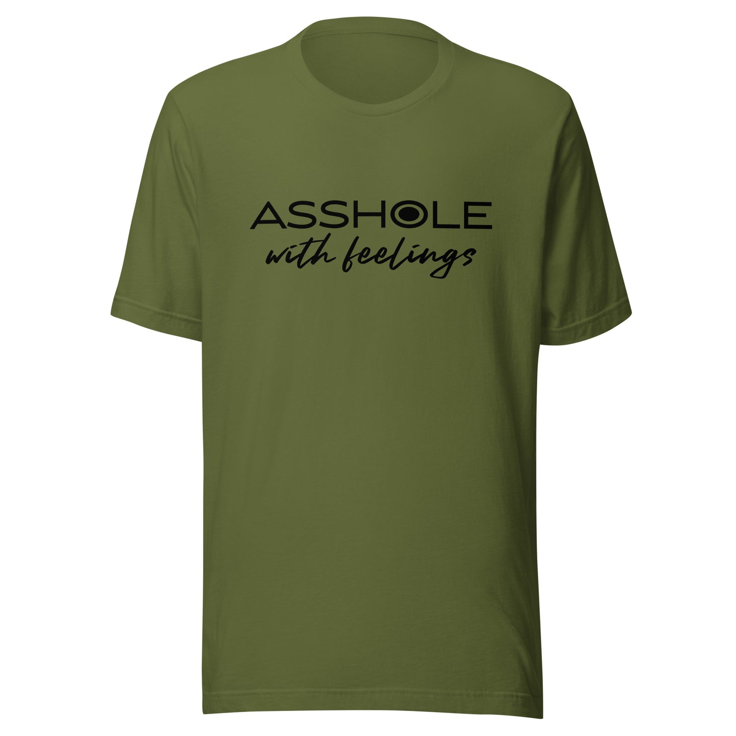 Asshole with feelings Unisex t-shirt