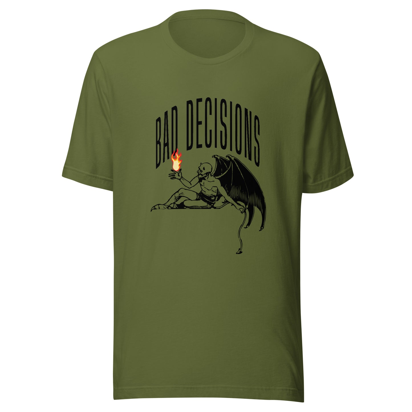 BAD Decisions - Playing with fire Unisex t-shirt