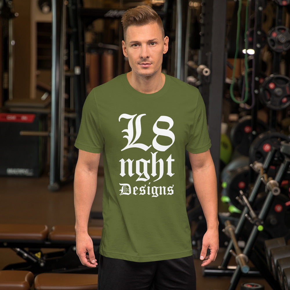 L8NGHT Designs gangster logo Unisex t-shirt