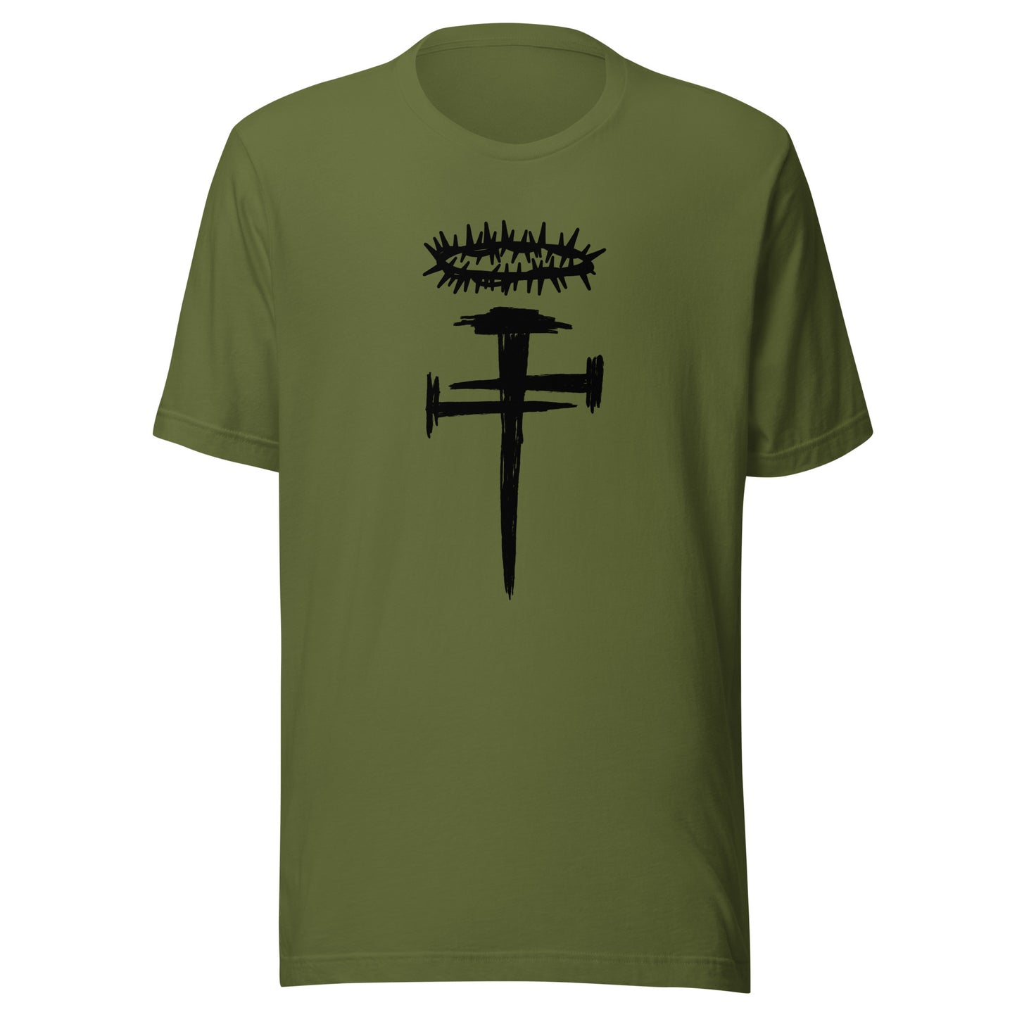 Nail Cross Crown of Thorns Unisex t-shirt