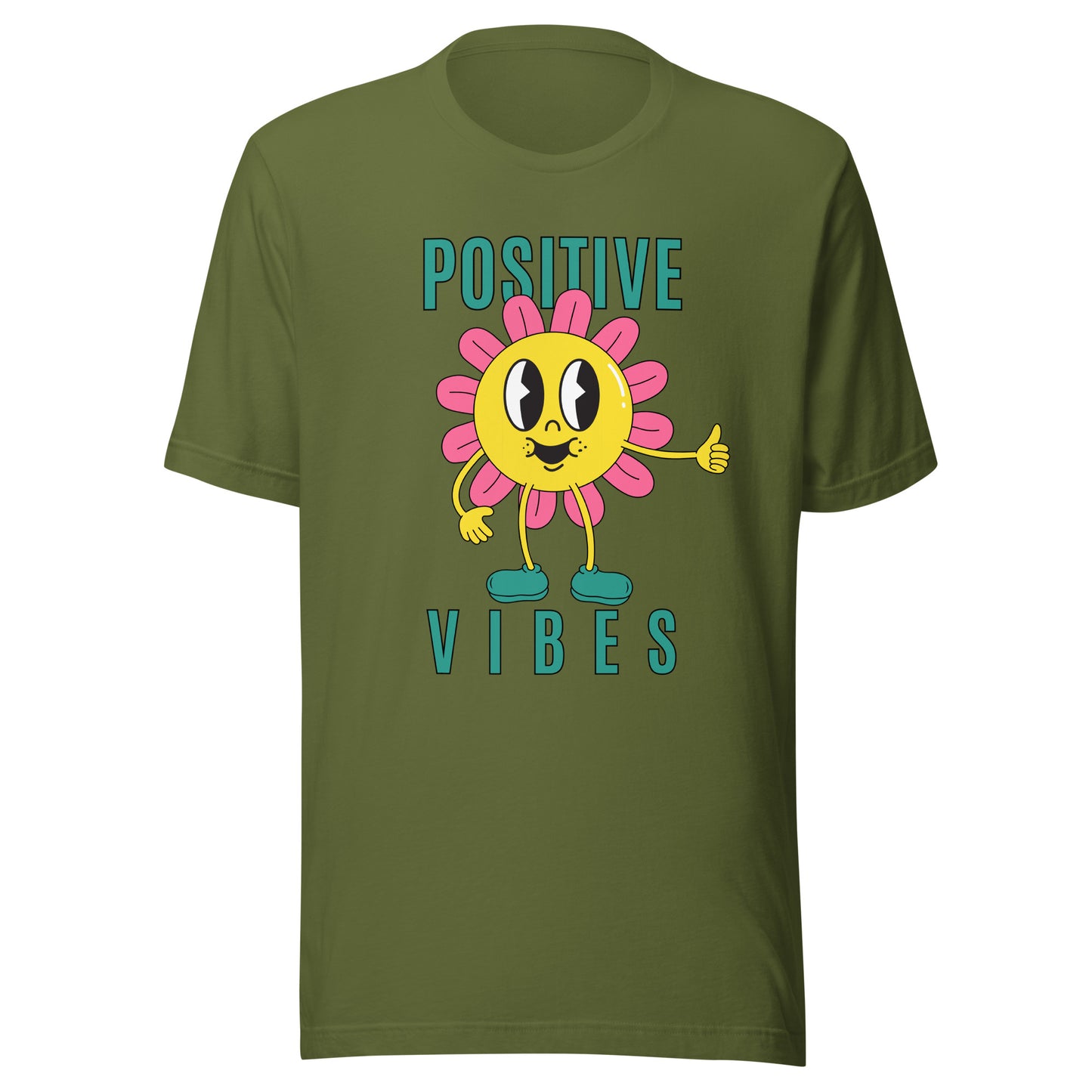 Positive Vibes Sunflower Unisex t-shirt