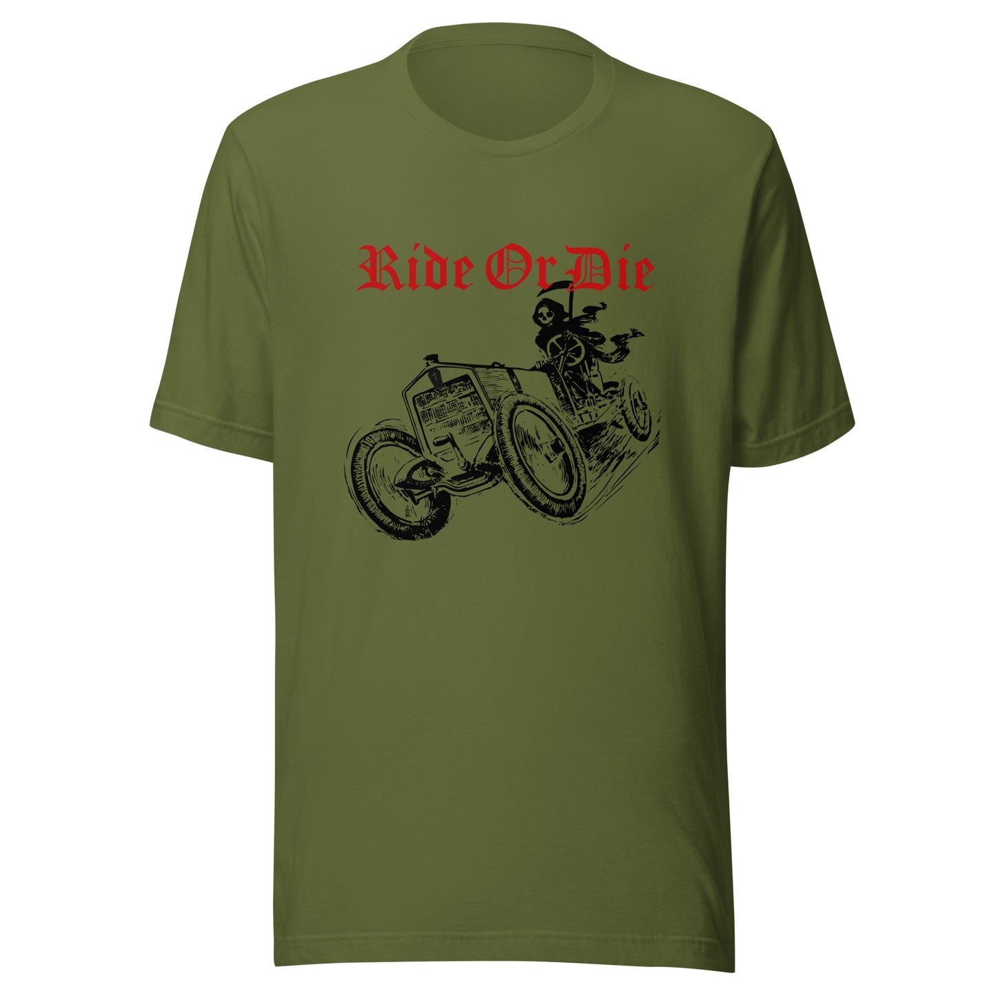 Ride or Die reaper Unisex t-shirt