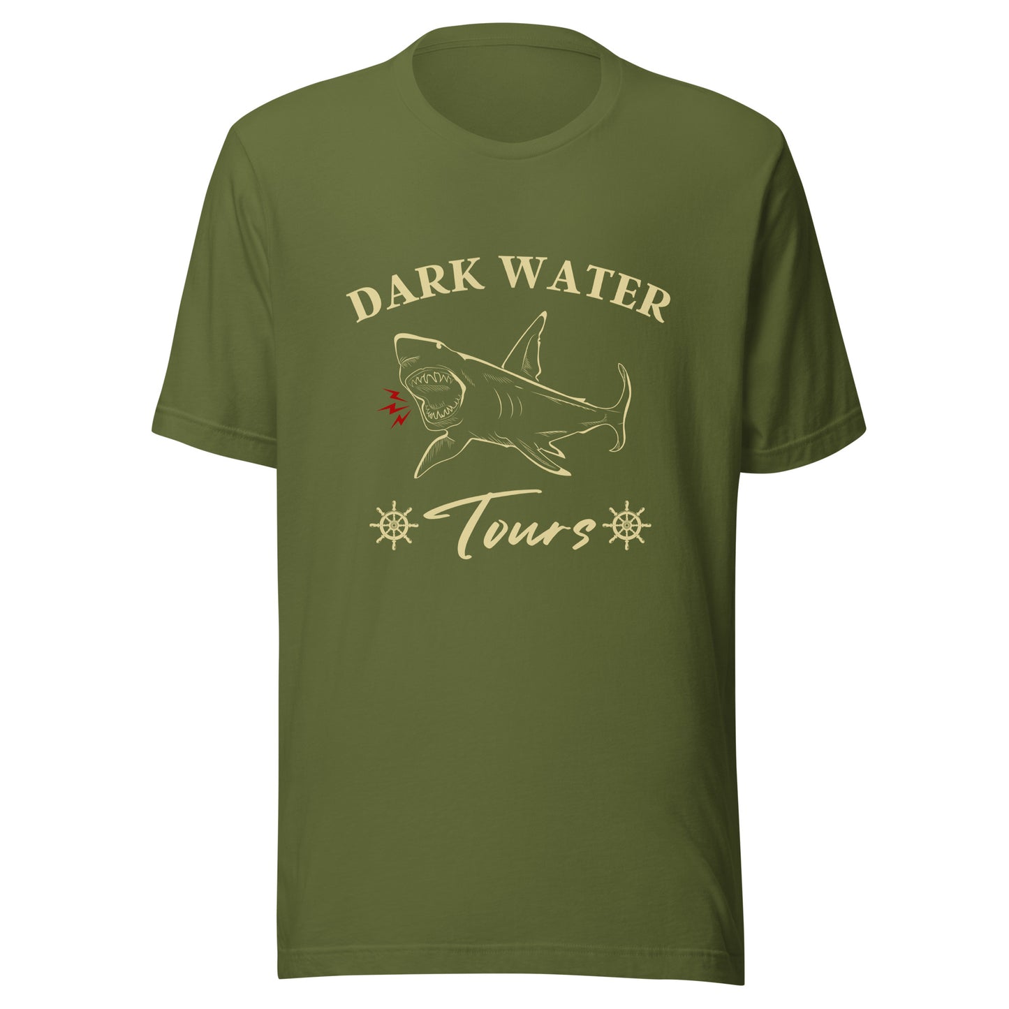 Dark Water Shark Tours Unisex t-shirt