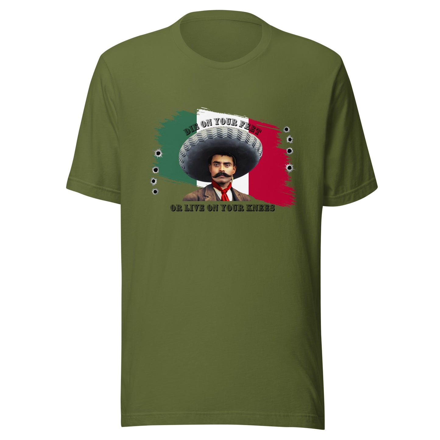 Die On Your Feet or Live On Your Knees Unisex t-shirt