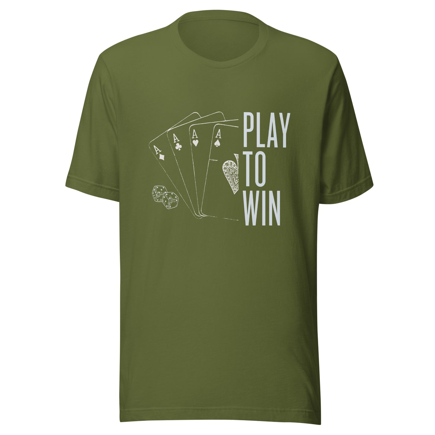 PLAY TO WIN Unisex t-shirt