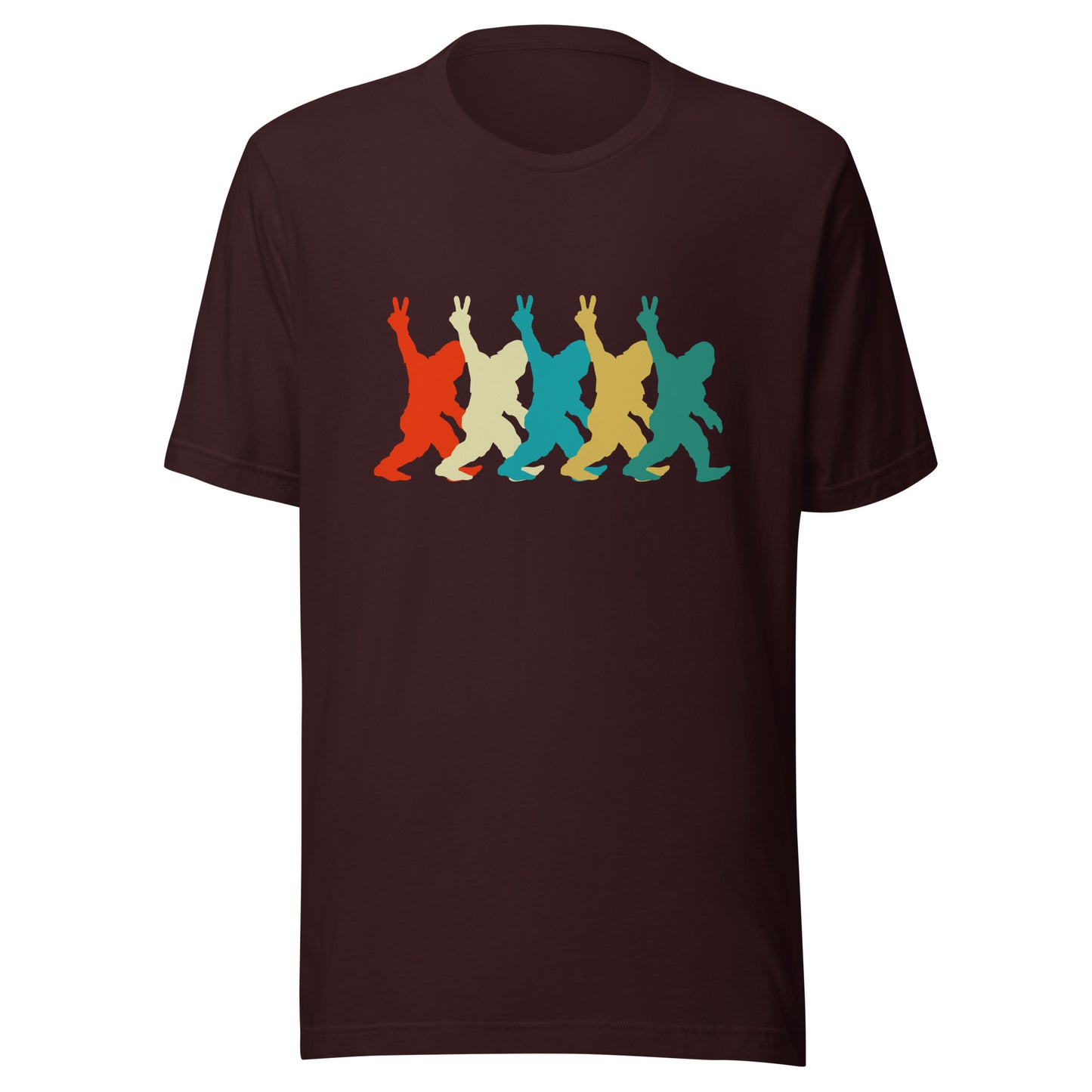 Retro Bigfoot DEUCES Unisex t-shirt