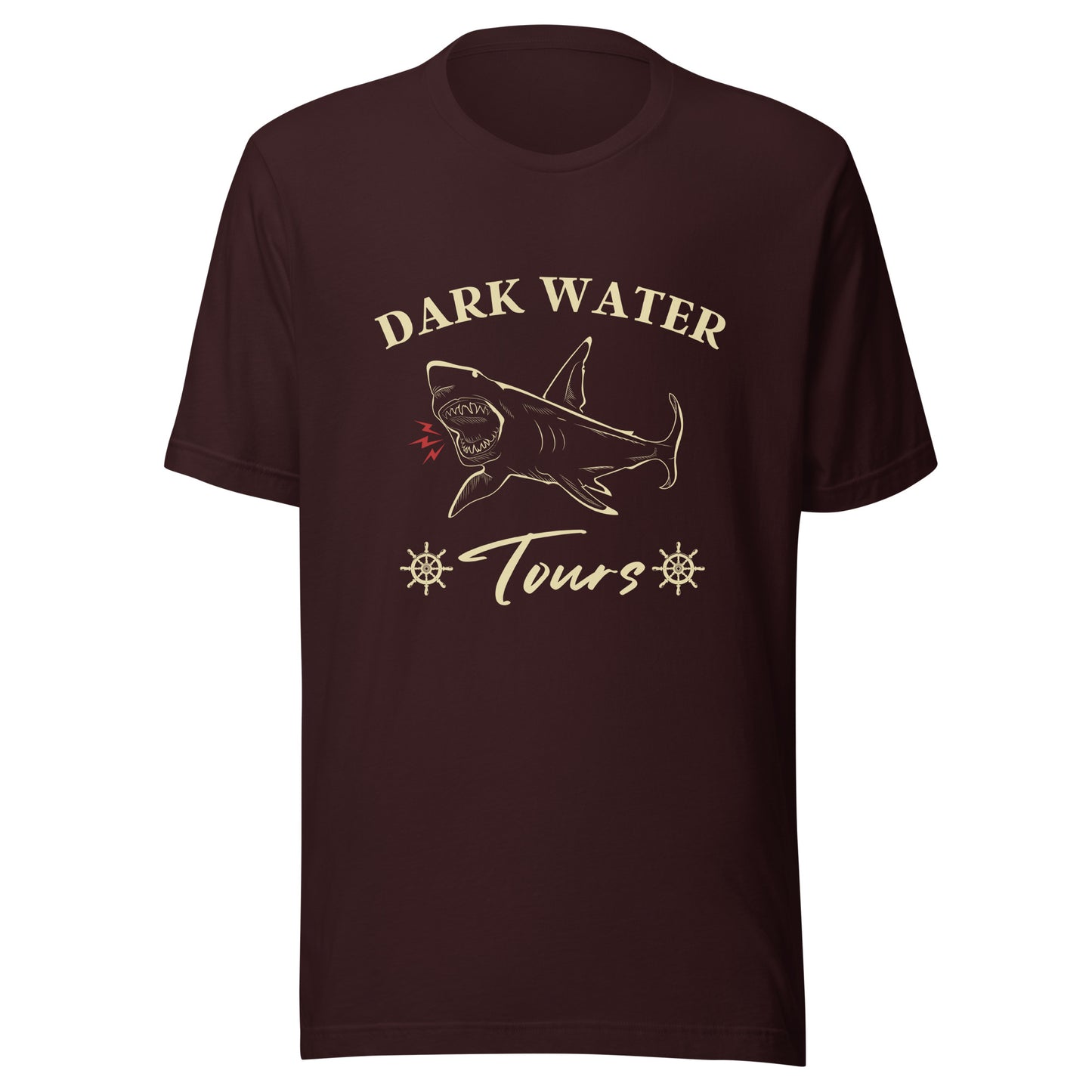 Dark Water Shark Tours Unisex t-shirt