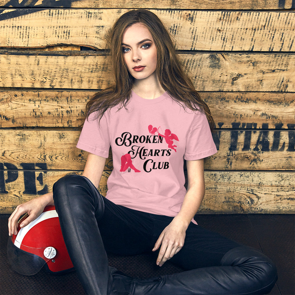 Cupid's "Broken Hearts Club" Unisex t-shirt