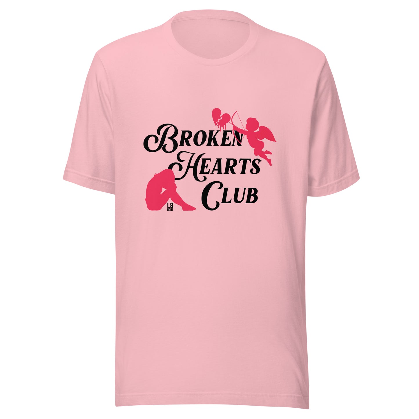 Cupid's "Broken Hearts Club" Unisex t-shirt