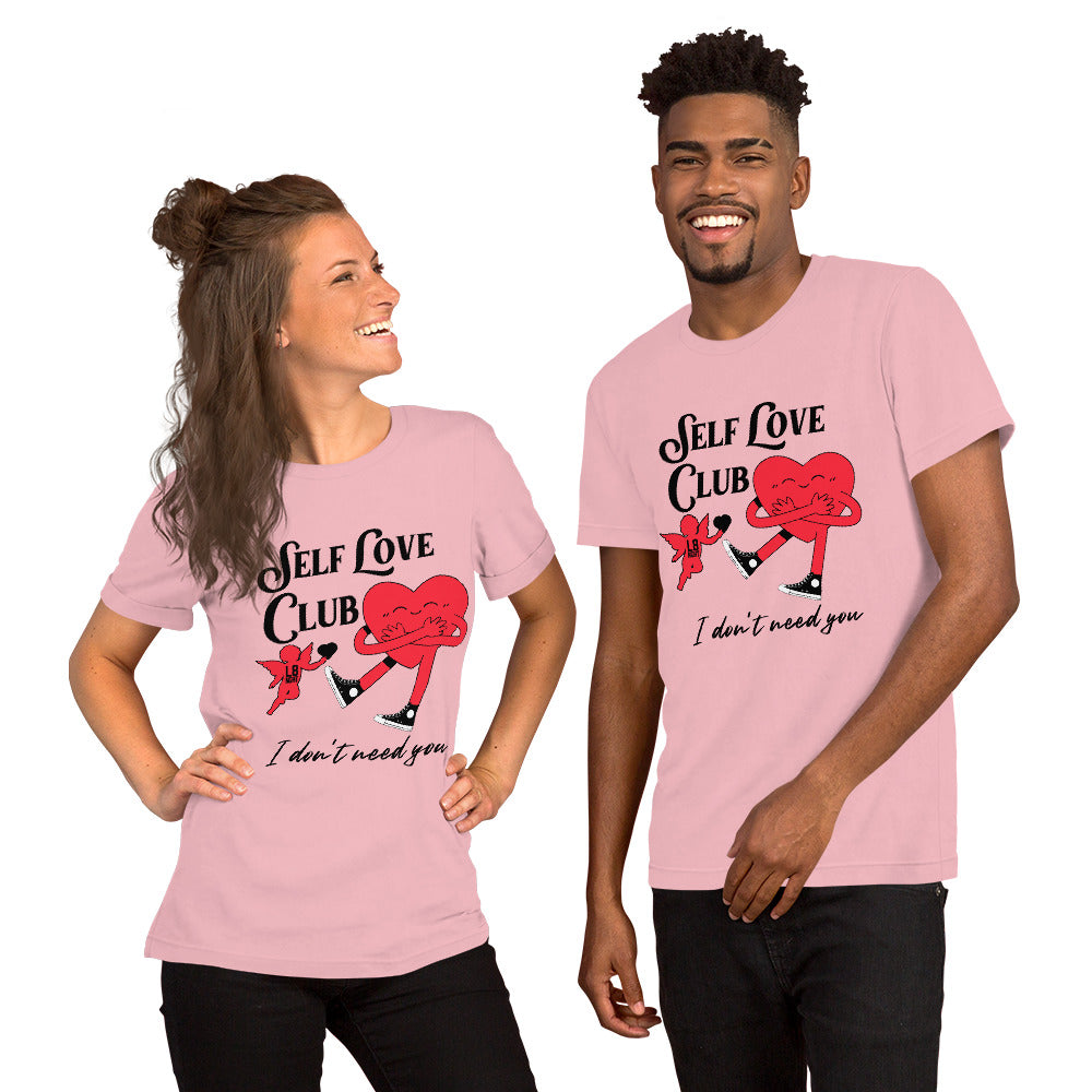 Cupid's Self Love Club Unisex t-shirt
