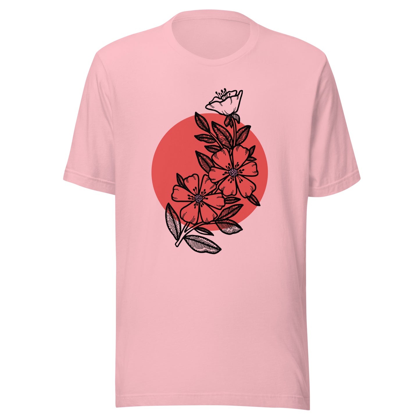 Cherry Blossom Japanese Sun Unisex t-shirt