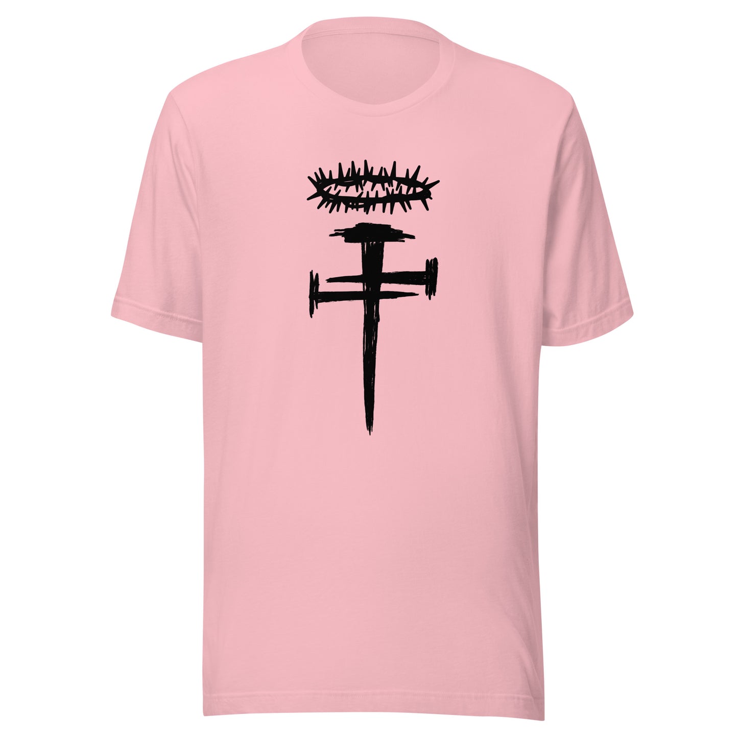 Nail Cross Crown of Thorns Unisex t-shirt
