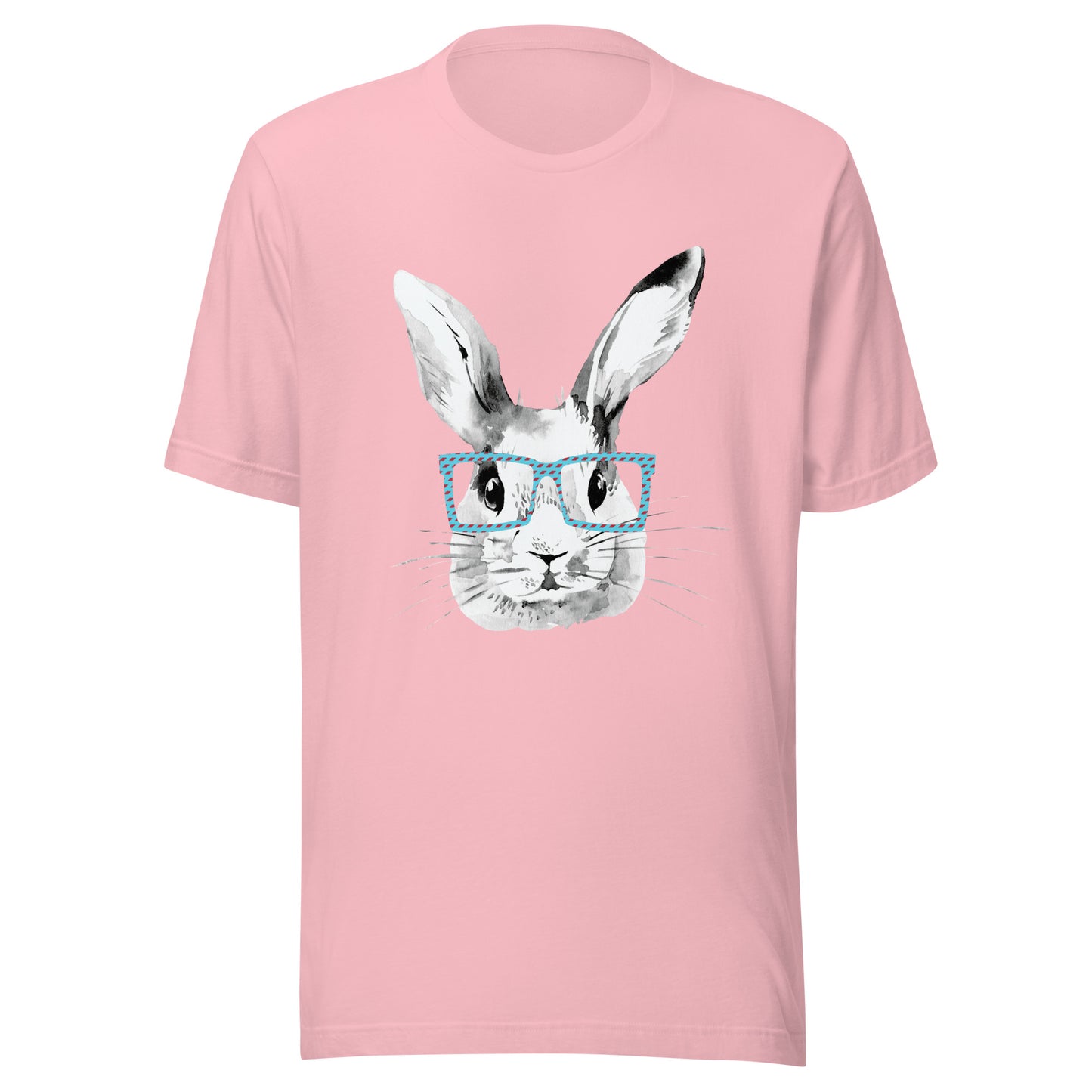 Easter Bunny in glasses Unisex t-shirt