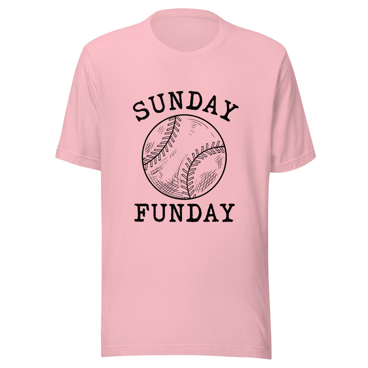 Sunday Funday Baseball Unisex t-shirt