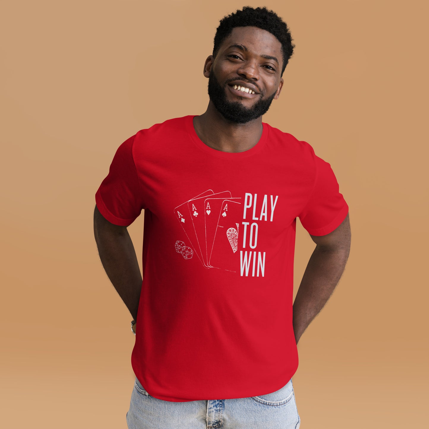 PLAY TO WIN Unisex t-shirt
