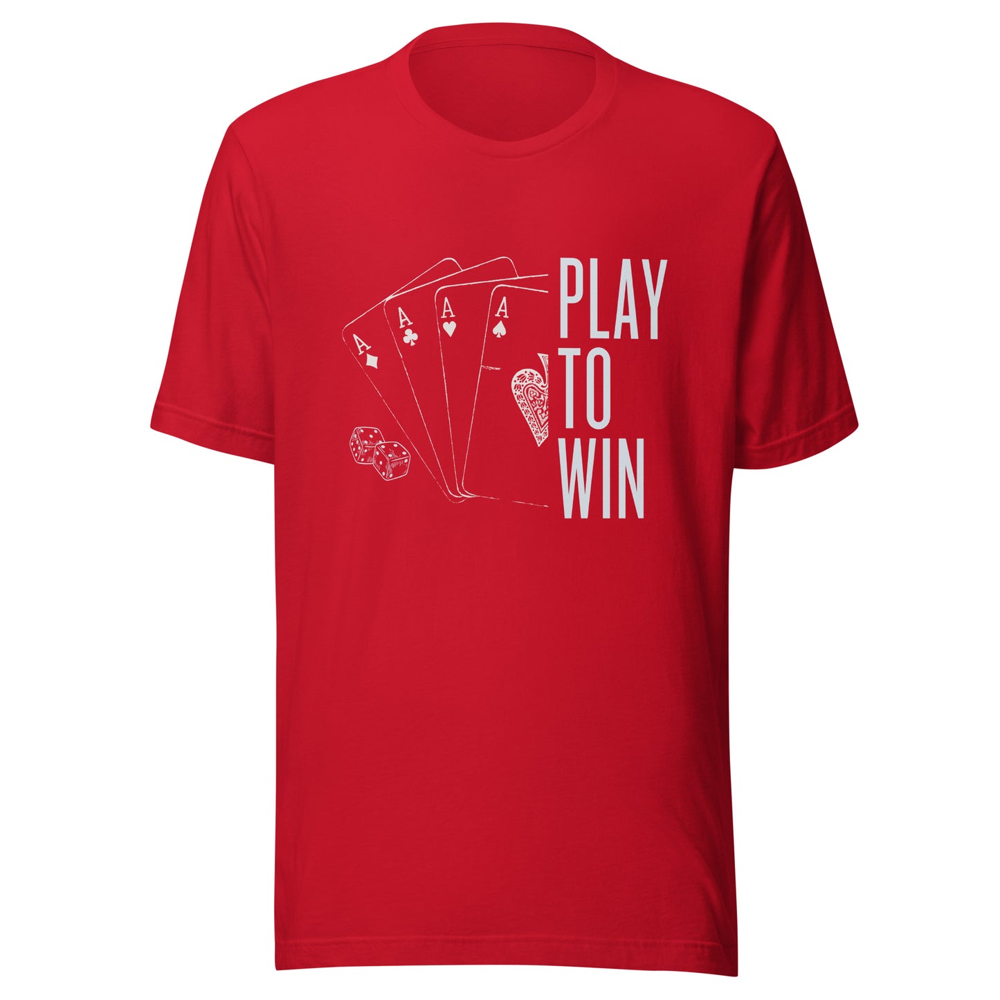 PLAY TO WIN Unisex t-shirt