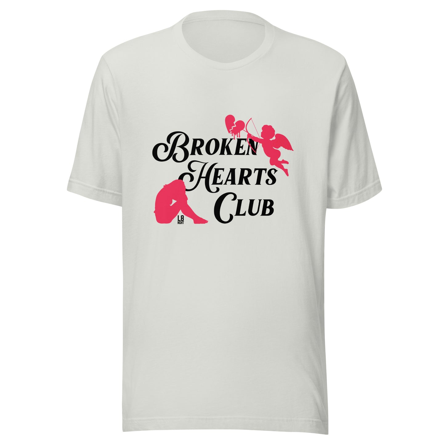 Cupid's "Broken Hearts Club" Unisex t-shirt