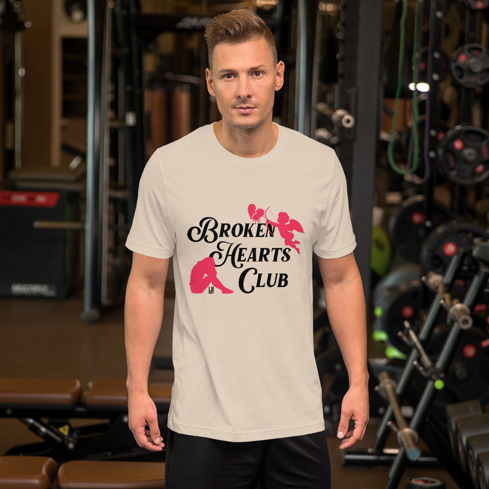 Cupid's "Broken Hearts Club" Unisex t-shirt