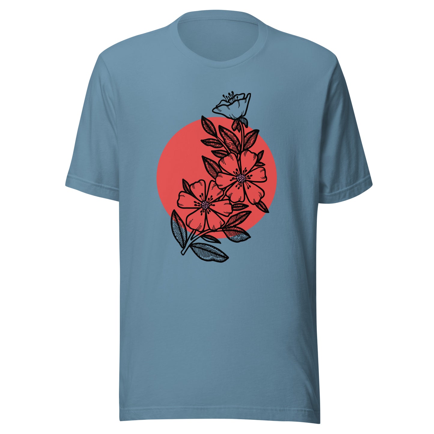 Cherry Blossom Japanese Sun Unisex t-shirt