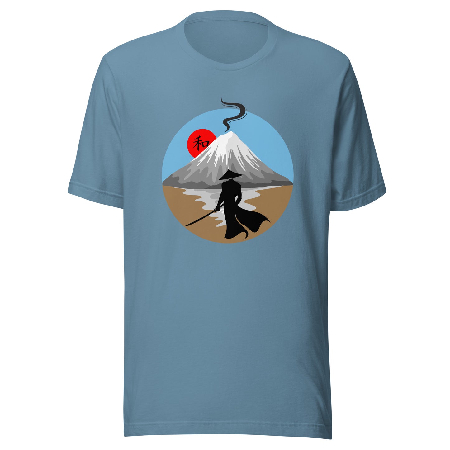 Samurai Warrior Mountain Top Unisex t-shirt
