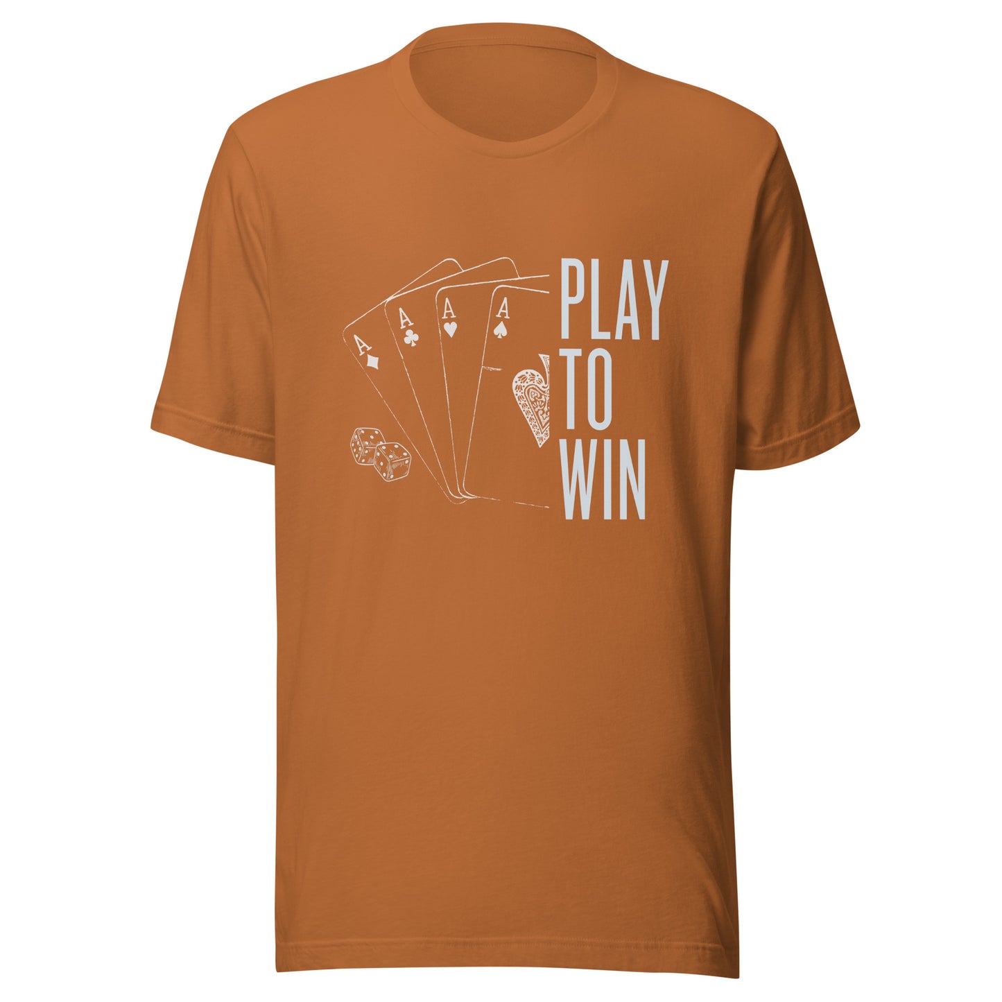 PLAY TO WIN Unisex t-shirt