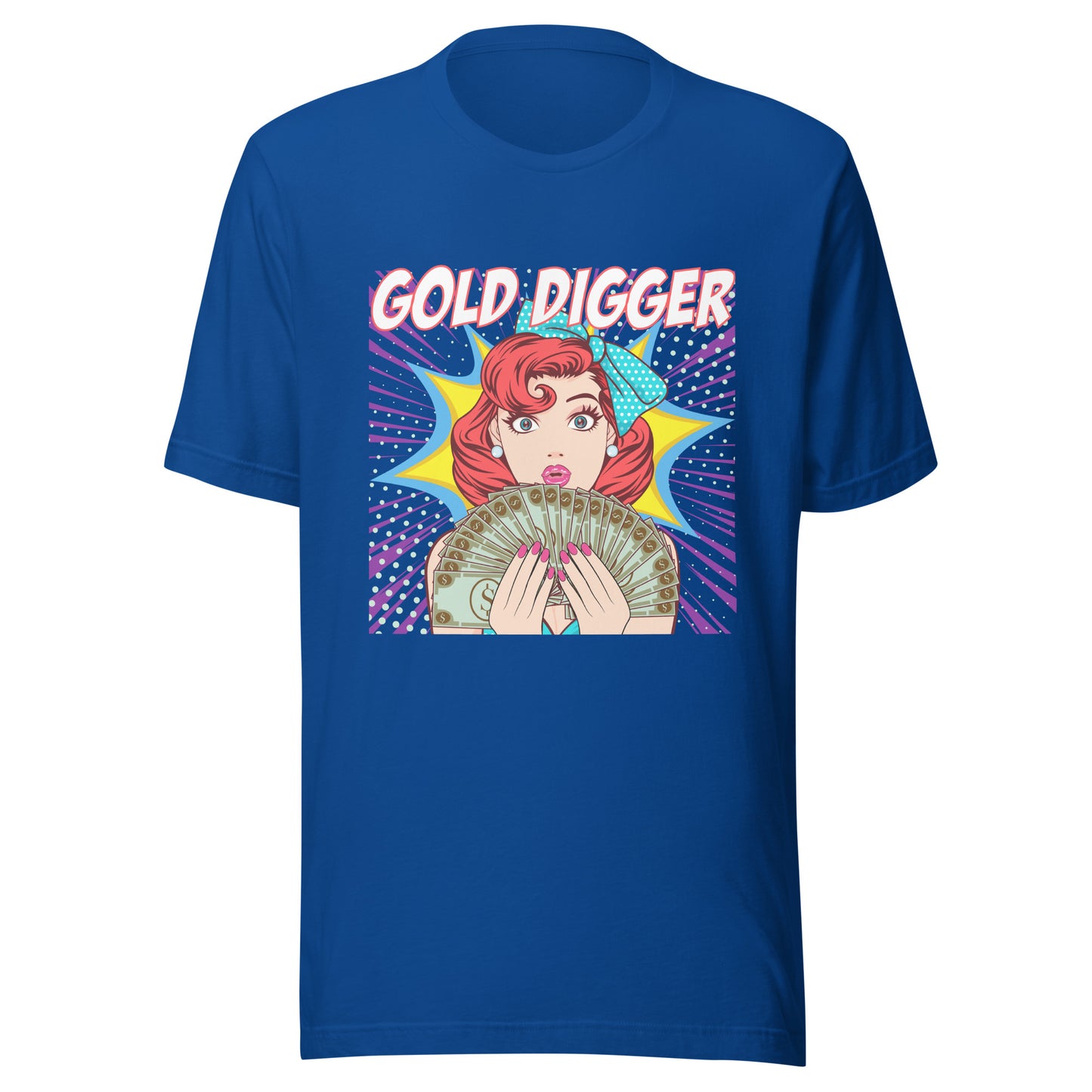 GOLD DIGGER pop art Unisex t-shirt