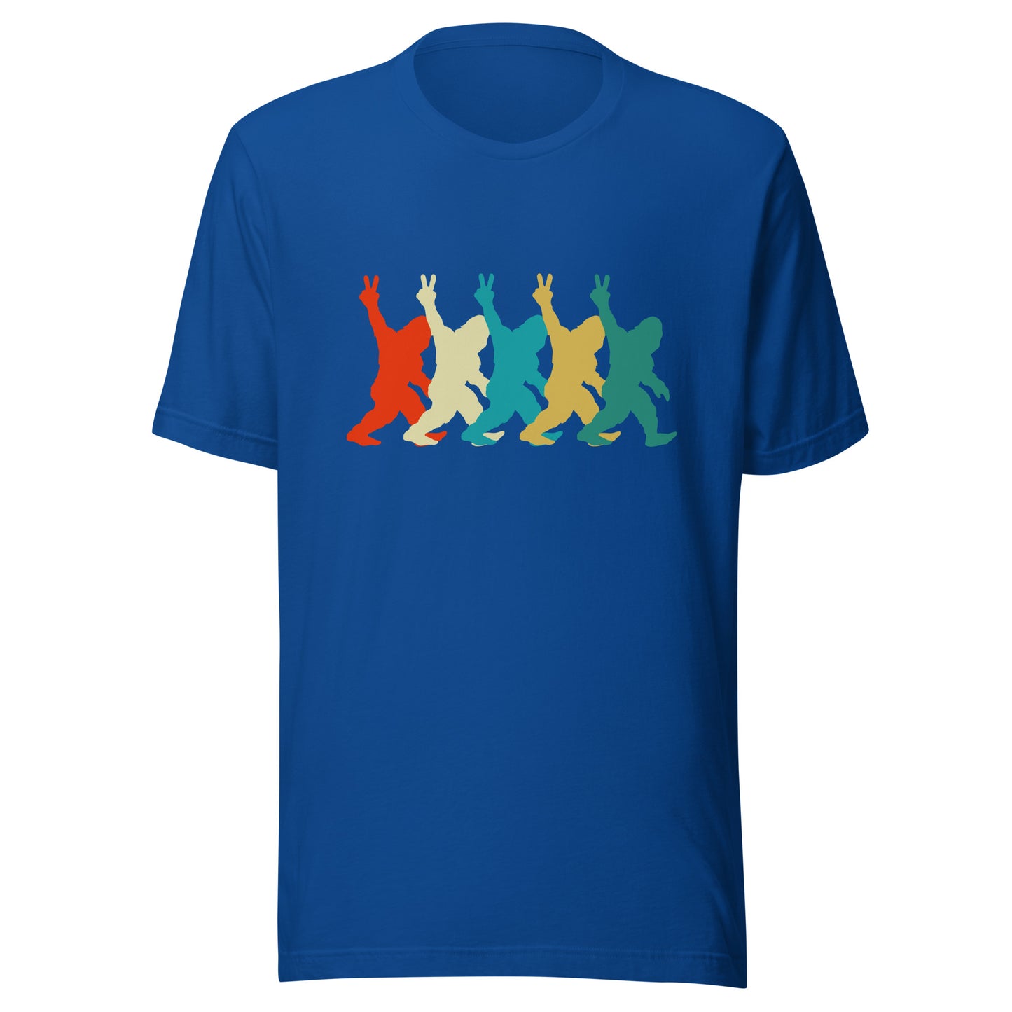 Retro Bigfoot DEUCES Unisex t-shirt