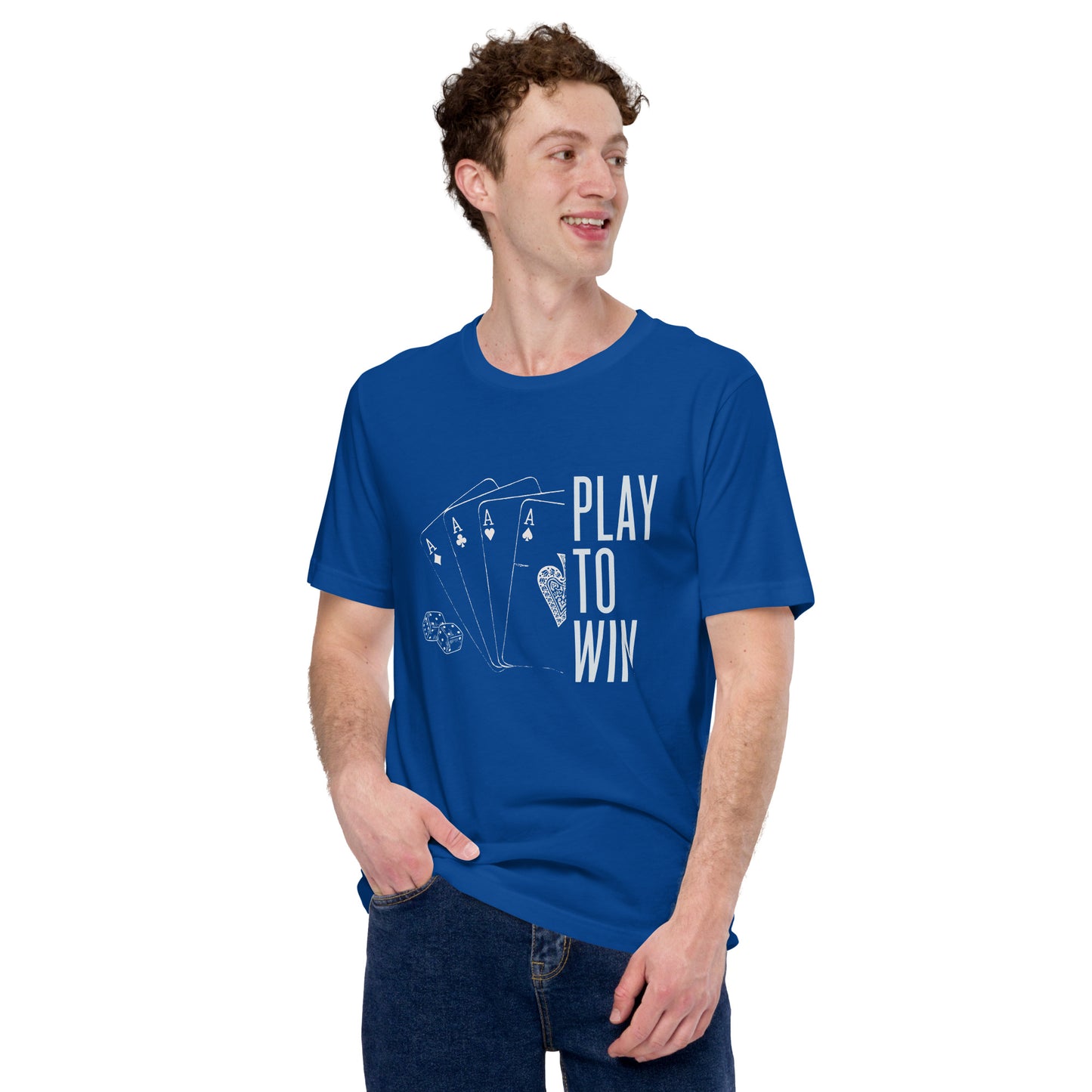 PLAY TO WIN Unisex t-shirt