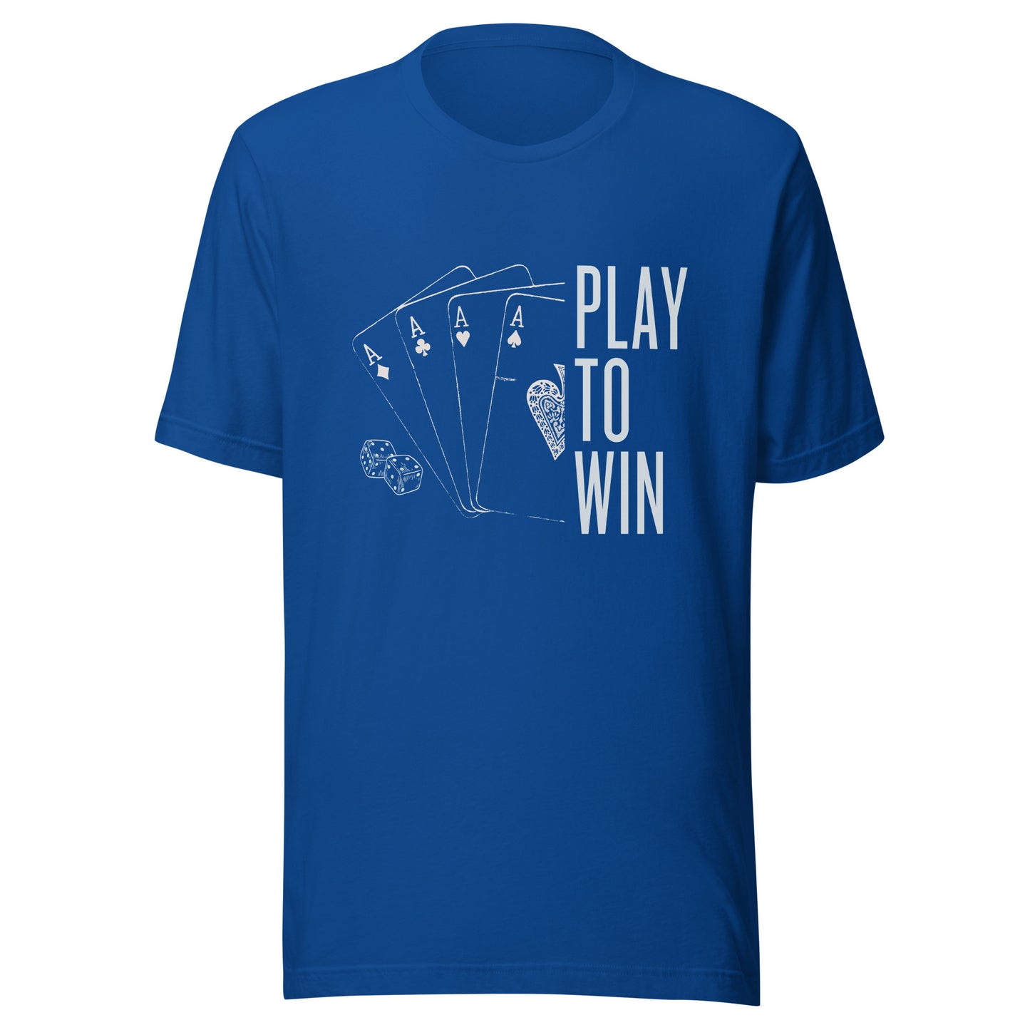 PLAY TO WIN Unisex t-shirt