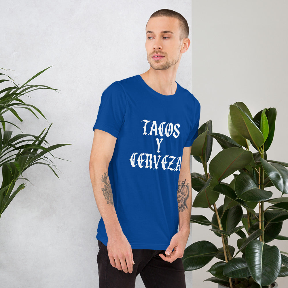 Tacos Y Cerveza Unisex t-shirt