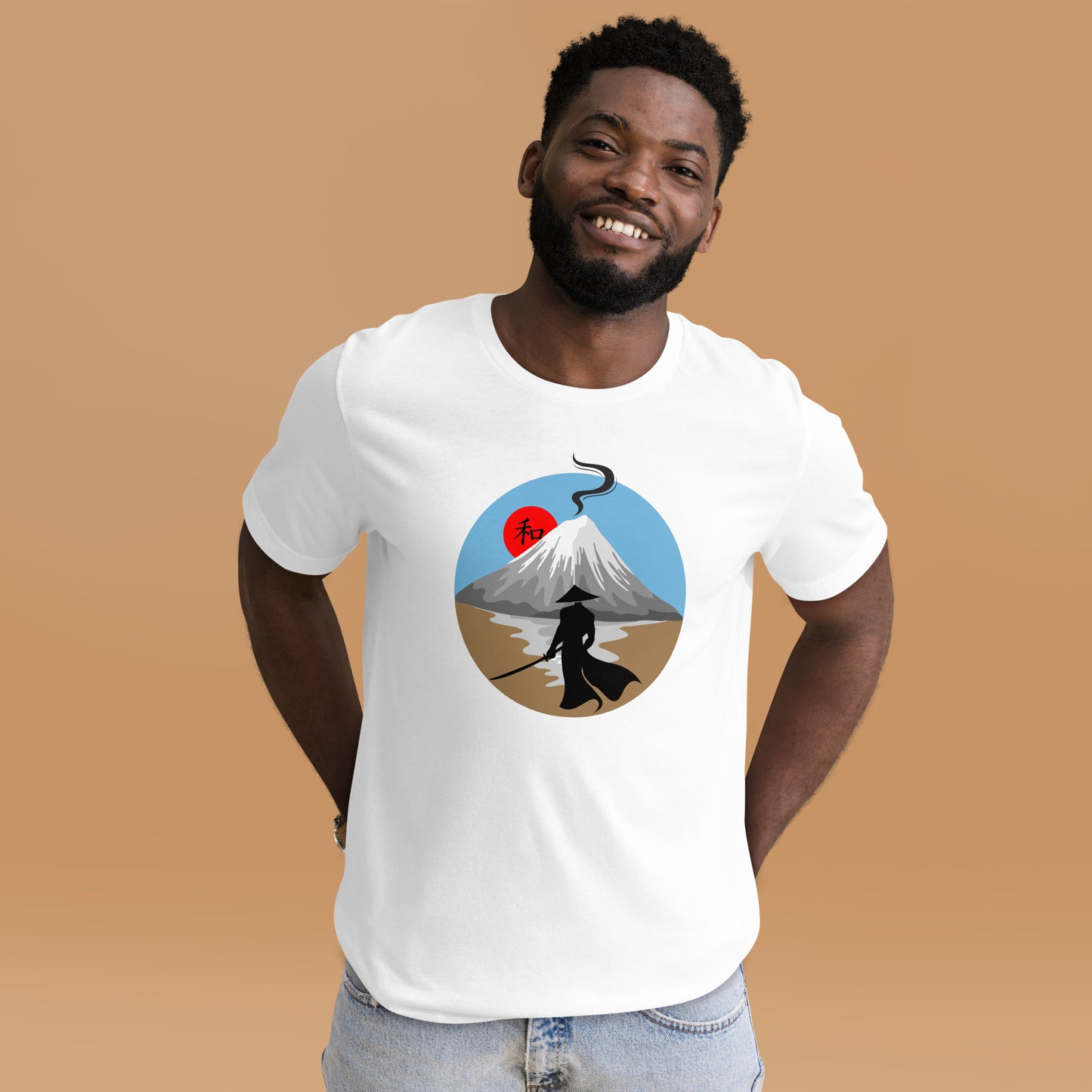 Samurai Warrior Mountain Top Unisex t-shirt