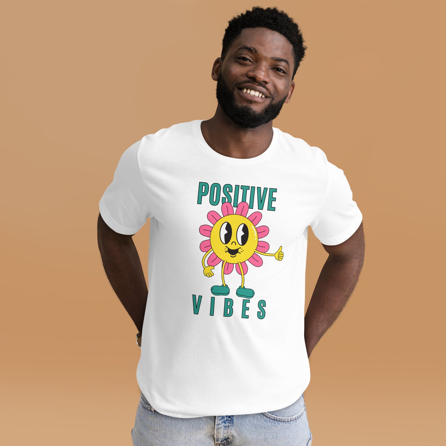 Positive Vibes Sunflower Unisex t-shirt